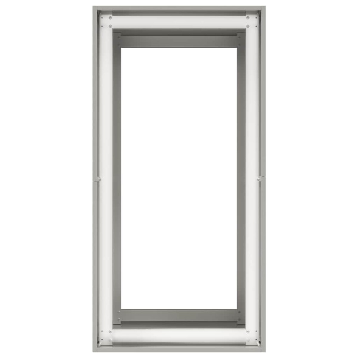 vidaXL Doniczka 40x80x80 cm Stal nierdzewna