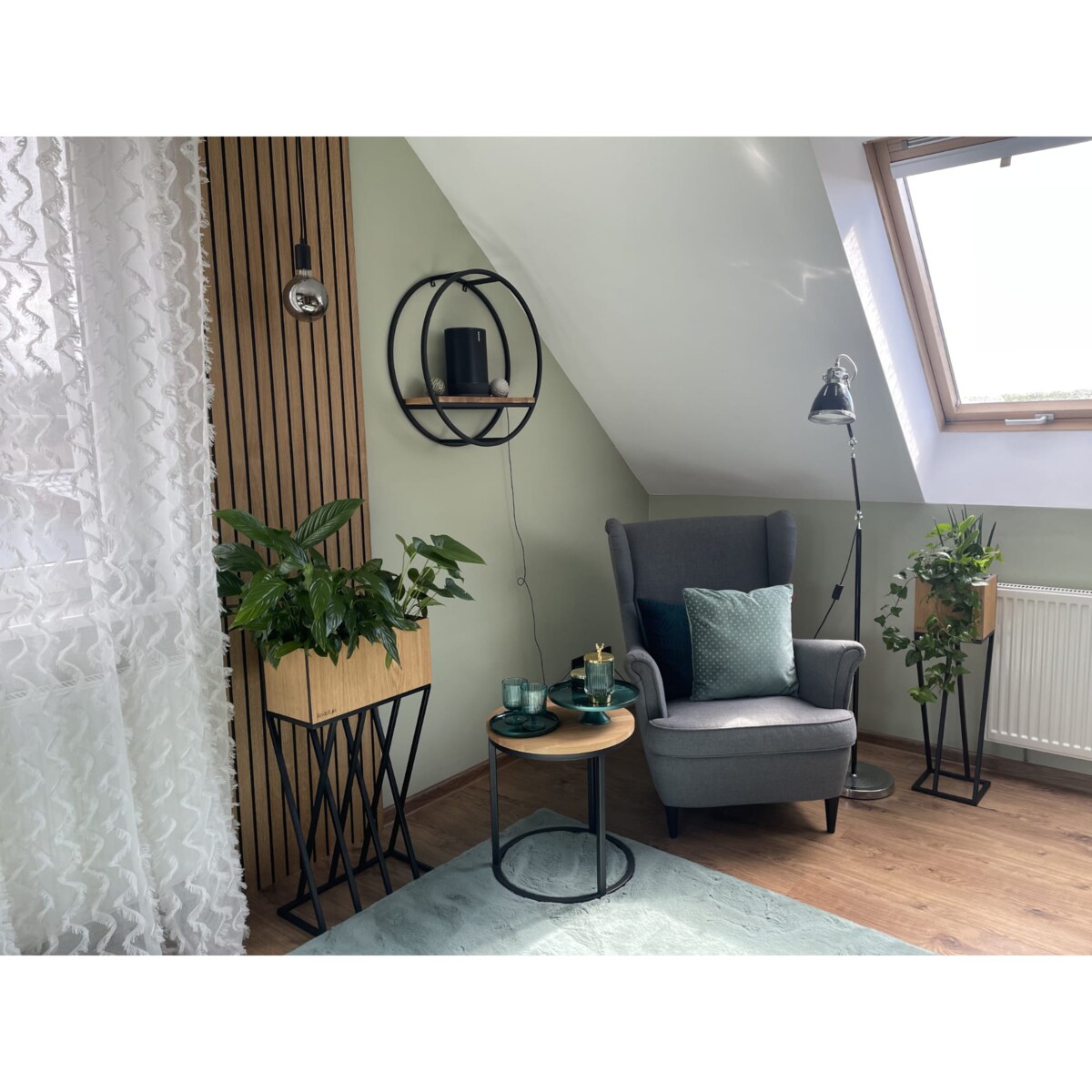 Kwietnik loftowy Shape Oak 22x22x80 cm