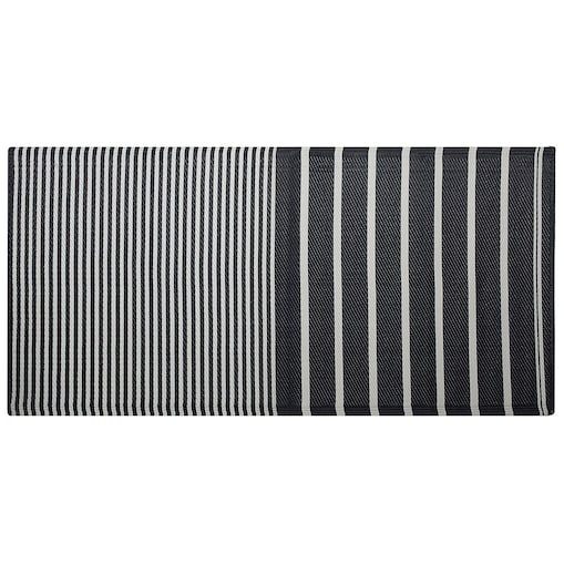 Dywan zewnętrzny HALDIA Czarny 90 x 180 cm