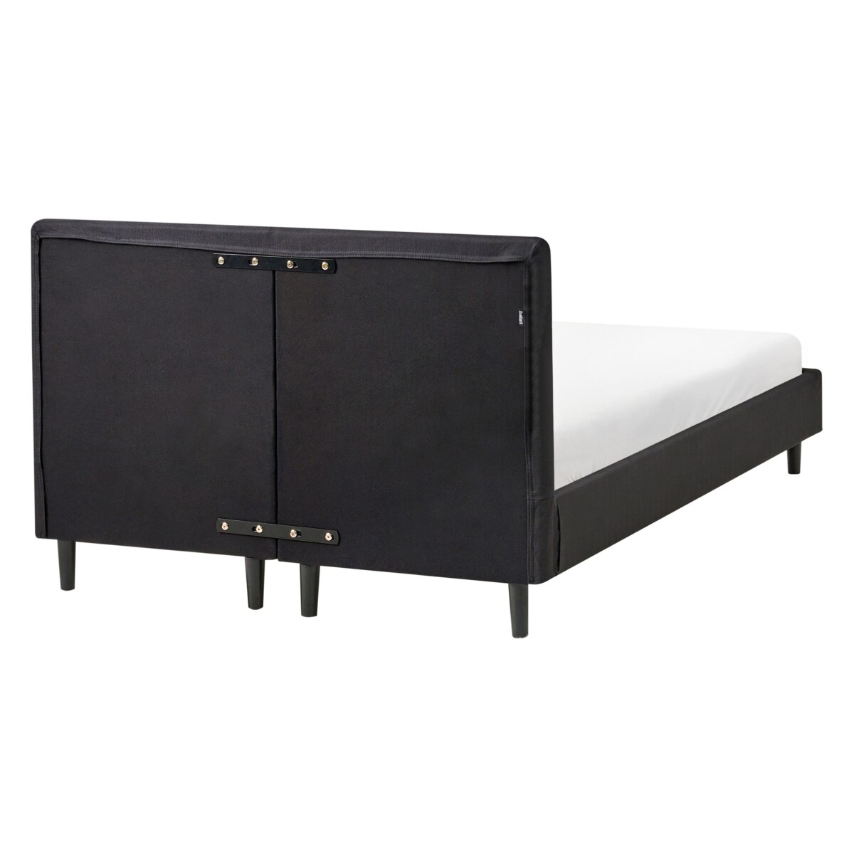 Łóżko FITOU 120 x 200 cm Czarny