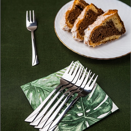 Widelczyki do ciasta zestaw 6 sztuk Połysk KINGHOFF