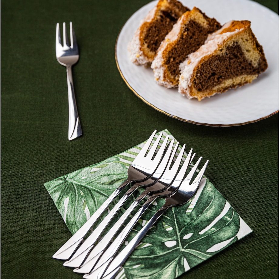 Widelczyki do ciasta zestaw 6 sztuk Połysk KINGHOFF