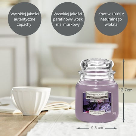 Home Inspiration świeca średnia FLORAL ENCHANTMENT