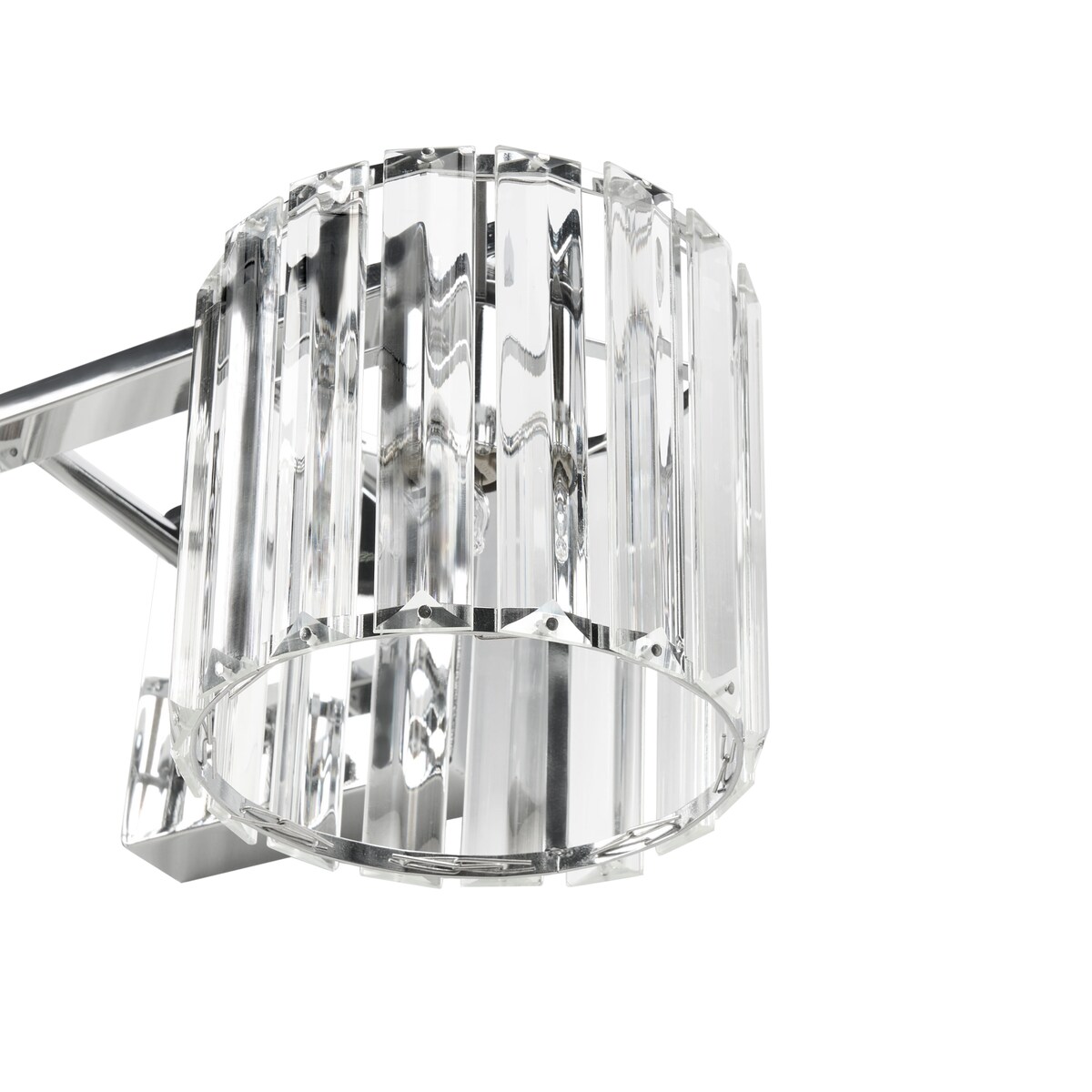 Lampa ścienna LOURIDO Srebrny Metal