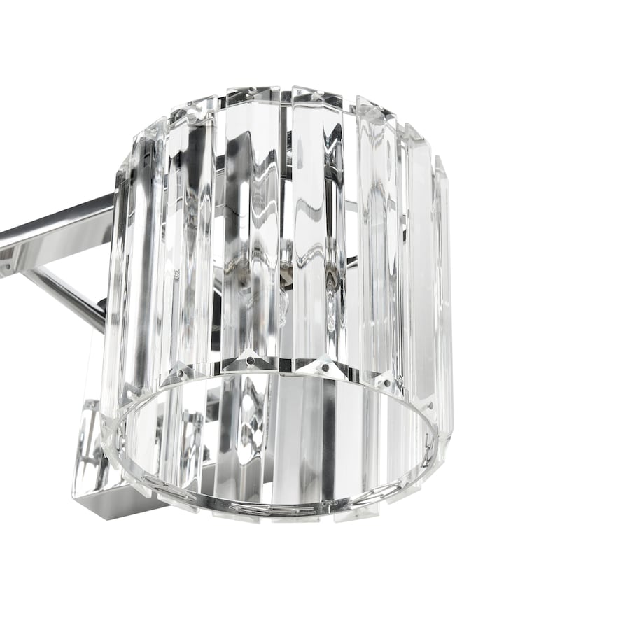 Lampa ścienna LOURIDO Srebrny Metal