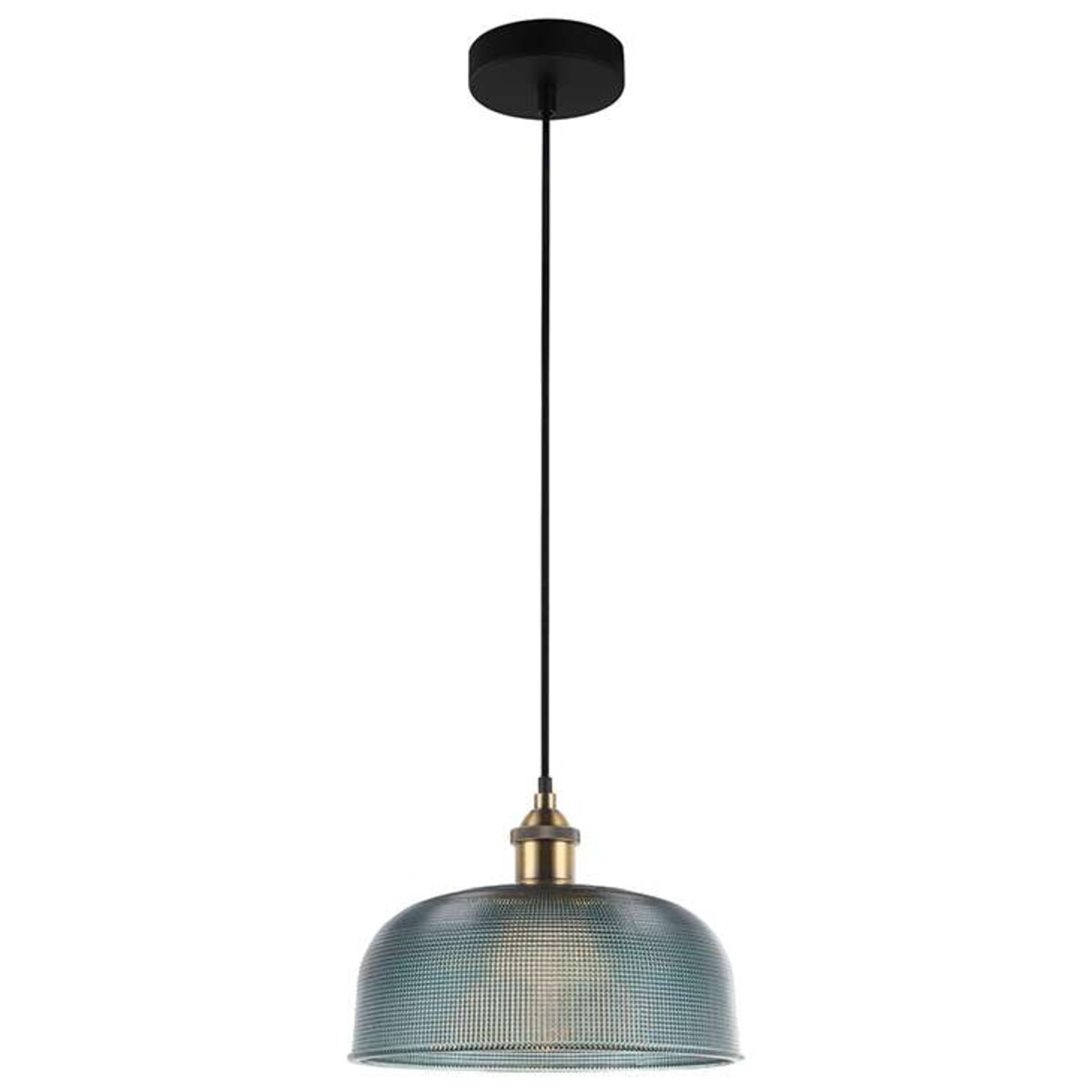 LAMPA wisząca DAVIDE MDM-2916/1 BL Italux szklana OPRAWA zwis niebieski