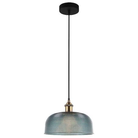 LAMPA wisząca DAVIDE MDM-2916/1 BL Italux szklana OPRAWA zwis niebieski