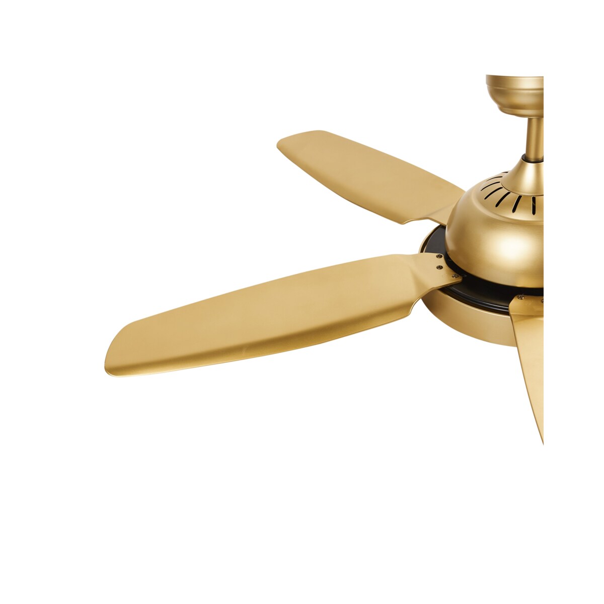 Wentylator sufitowy z lampą GOSHAABA Z pilotem Mosiężny