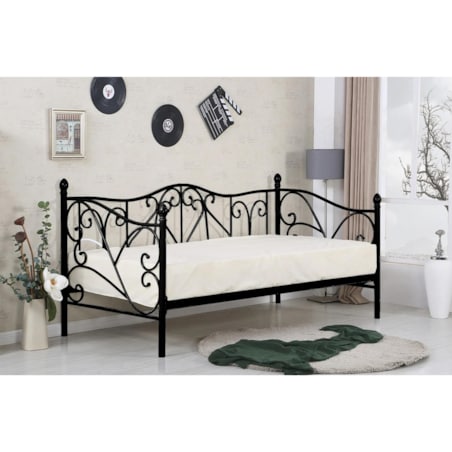 Łóżko SUMATRA 90x200 czarne