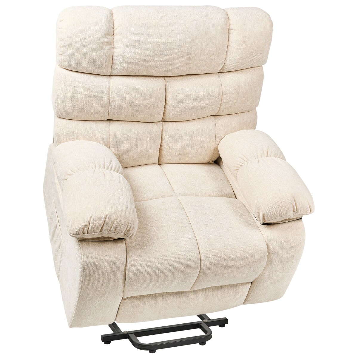 Fotel Tkanina Jasnobeżowy ARES