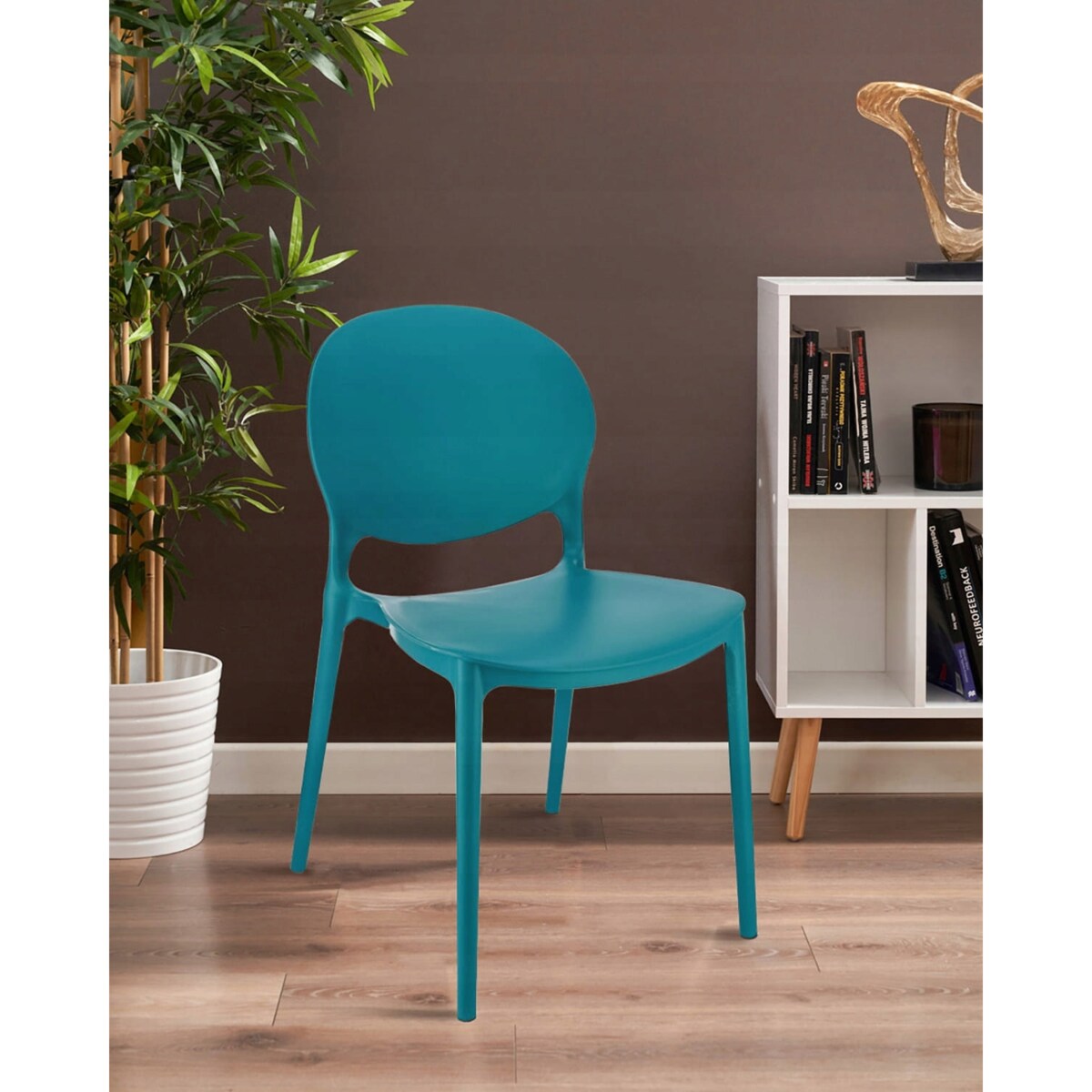 Krzesło ogrodowe plastikowe JUSTIN marine