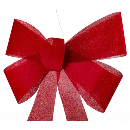 Dekoracja - kokarda kpl. 4 szt. 35x30x5 cm ARCUS czerwony