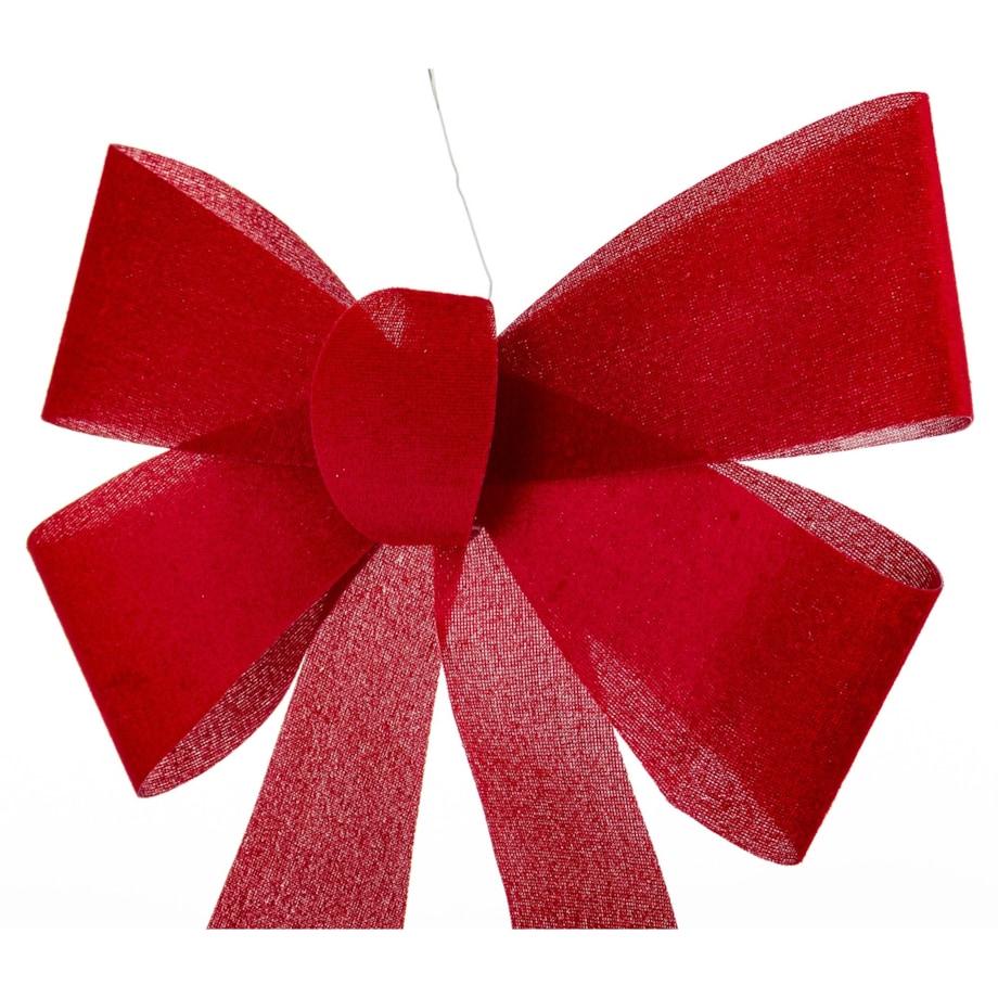 Dekoracja - kokarda kpl. 4 szt. 35x30x5 cm ARCUS czerwony