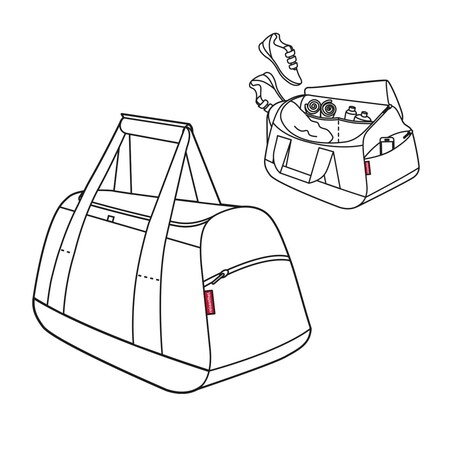 Torba ACTIVITYBAG, dots white