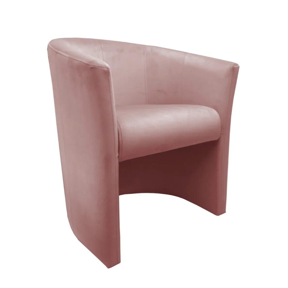 Fotel MAROS VELVET różowy