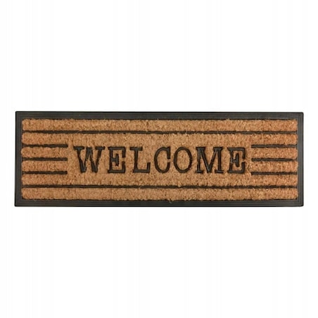 Wycieraczka Zewnętrzna pod Drzwi "Welcome" Kokos + Guma