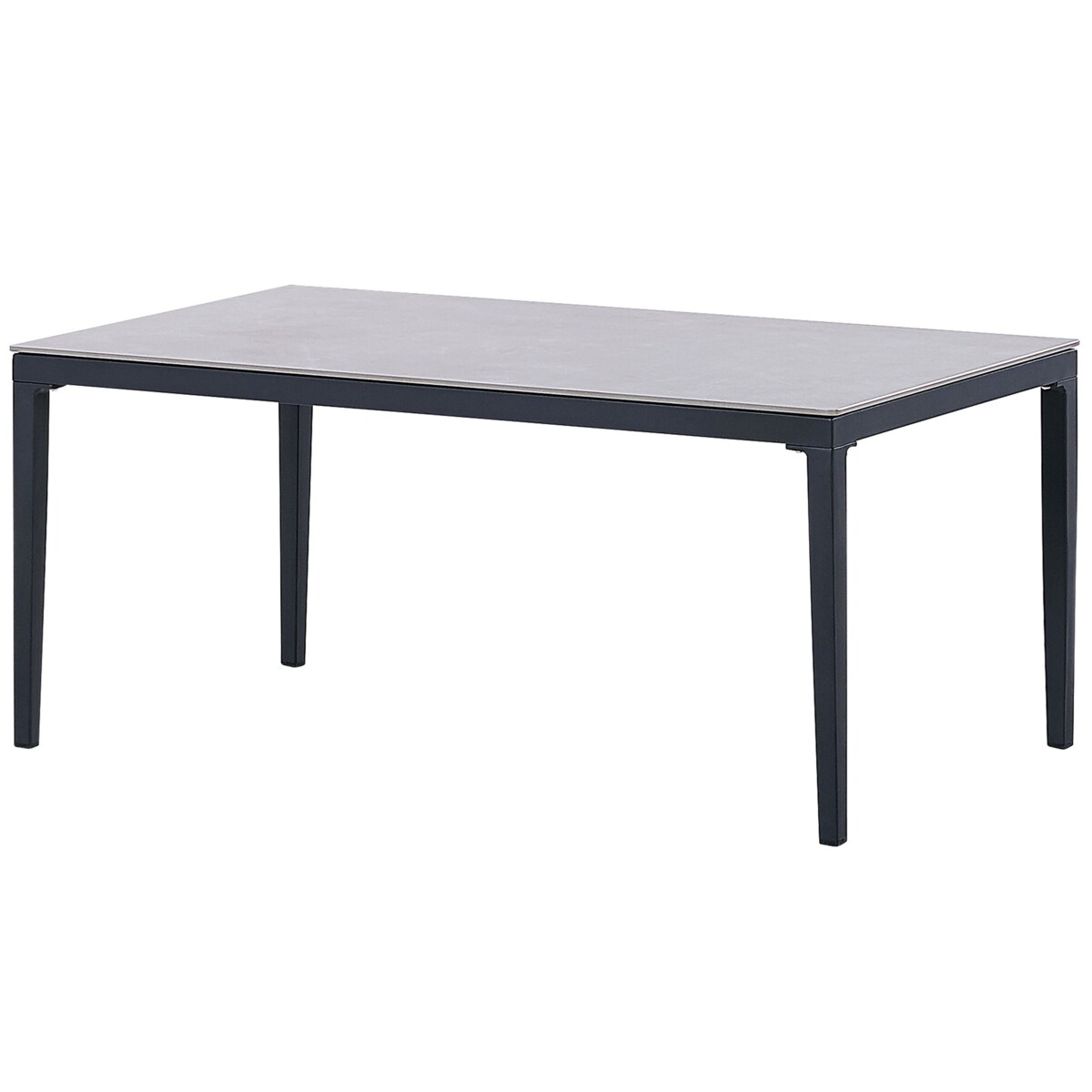 Zestaw ogrodowy ze stolikiem dla 4 osób SCIACCA Metal Szary