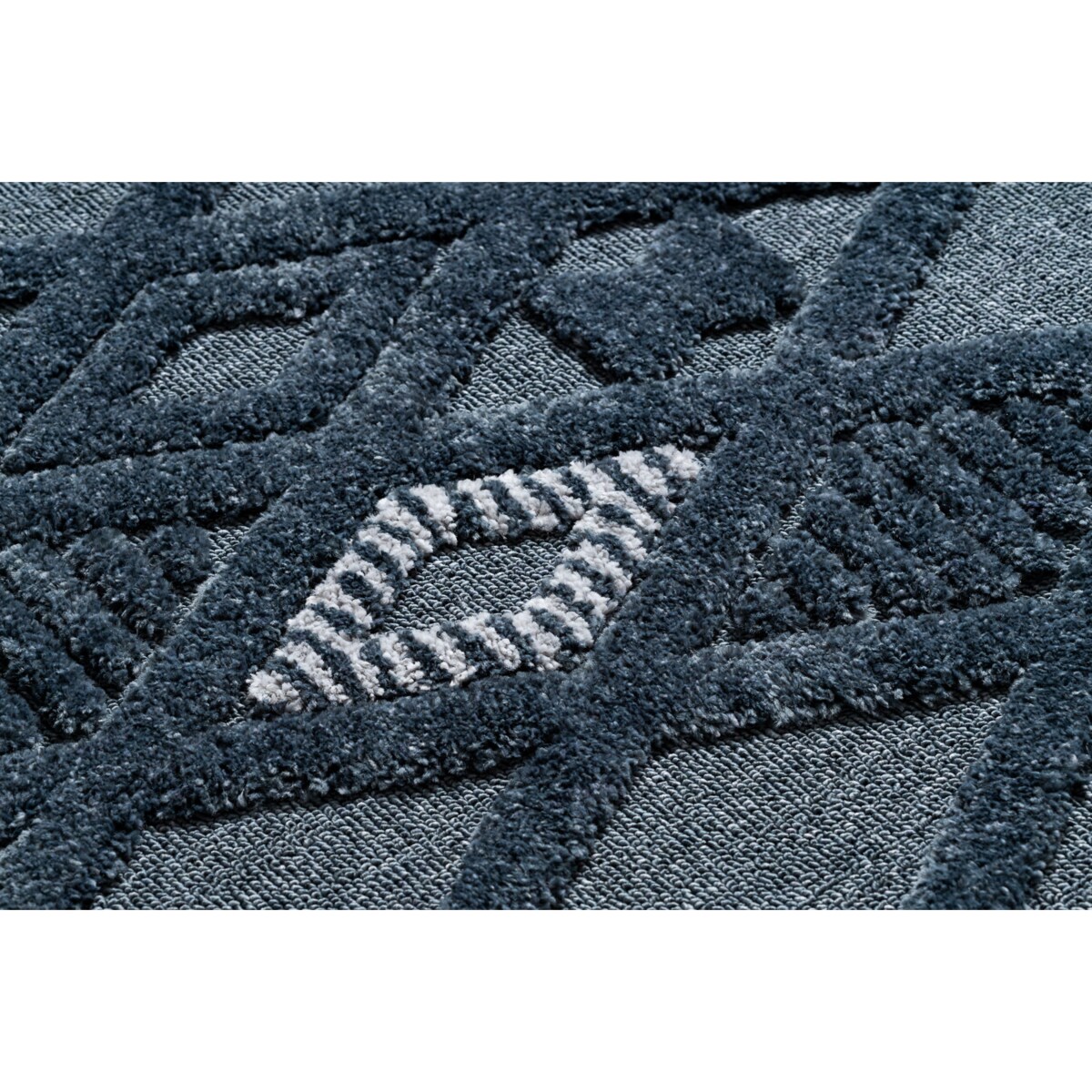 Dywan SEVILLA Y499B kratka, romby niebieski 160x220 cm