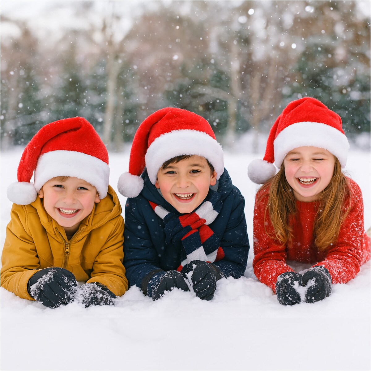 Czapka Mikołaja Mikołajki Świąteczna Pluszowa Z Pomponem 40X30 Cm