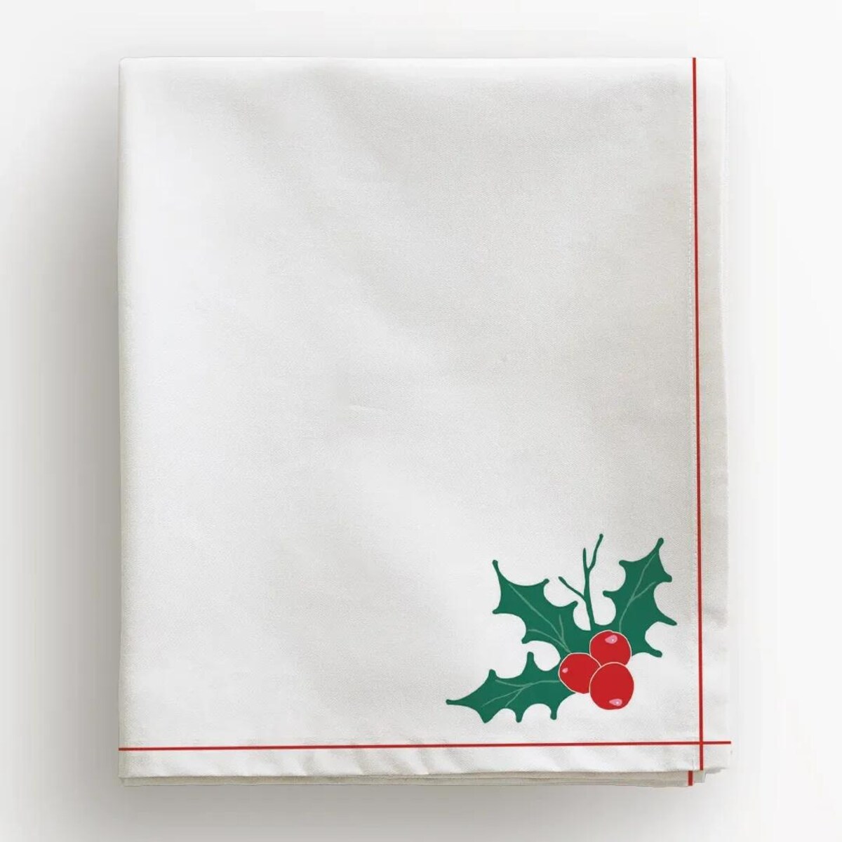 Obrus świąteczny - drzewko świąteczne ramka - 100x100