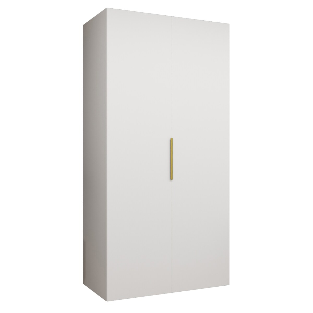 Szafa uchylna otwierana MARBELLA 1 100 wys. 202 cm Biały + u. Złoty