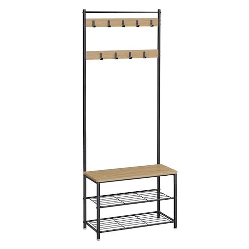 Wieszak Stojak Na Ubrania 70X32X175 Cm Sonoma