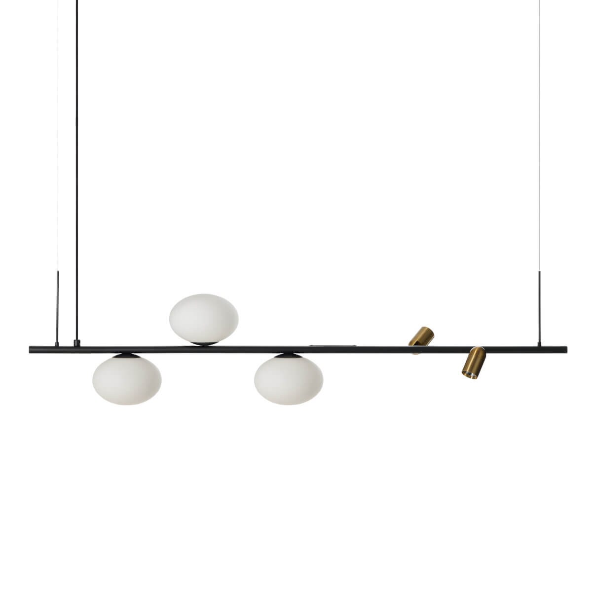 Lampa zwieszana TRASIMENO AZ5640 Azzardo LED/G9 10W 3000K czarny złoty biały