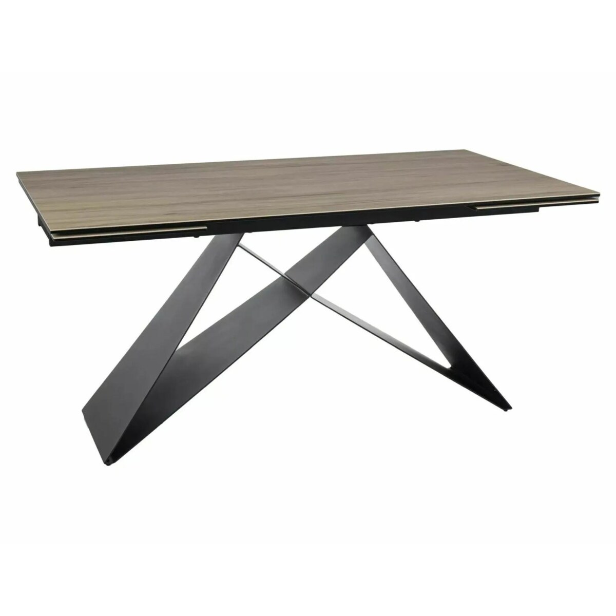 Stół rozkładany WESTIN CERAMIC 160(240)x90 jasny brąz mat sabbia