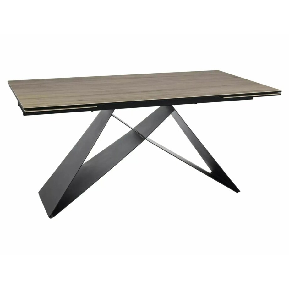 Stół rozkładany WESTIN CERAMIC 160(240)x90 jasny brąz mat sabbia