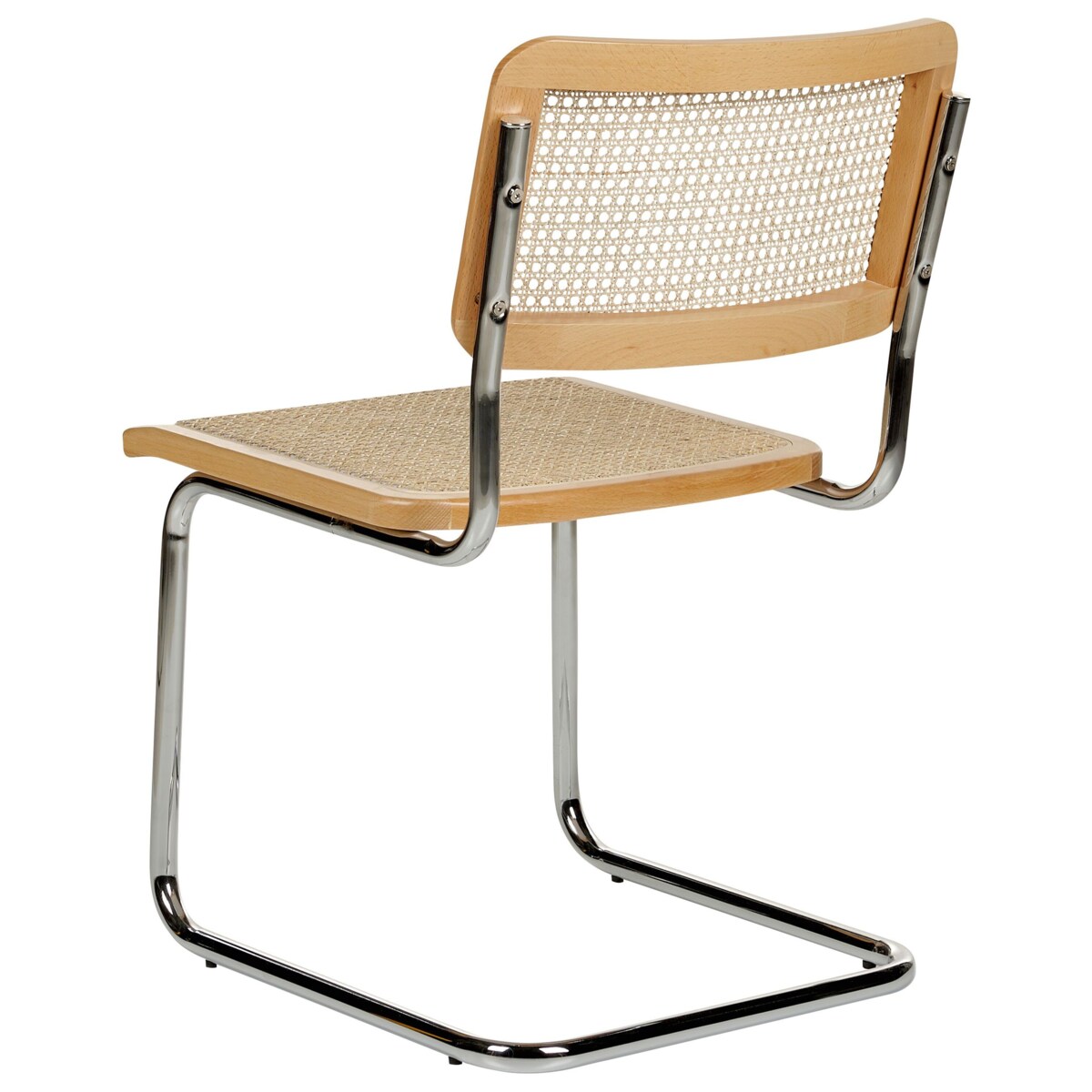 Zestaw 2 krzeseł do jadalni CORDOVA Rattan Jasne drewno