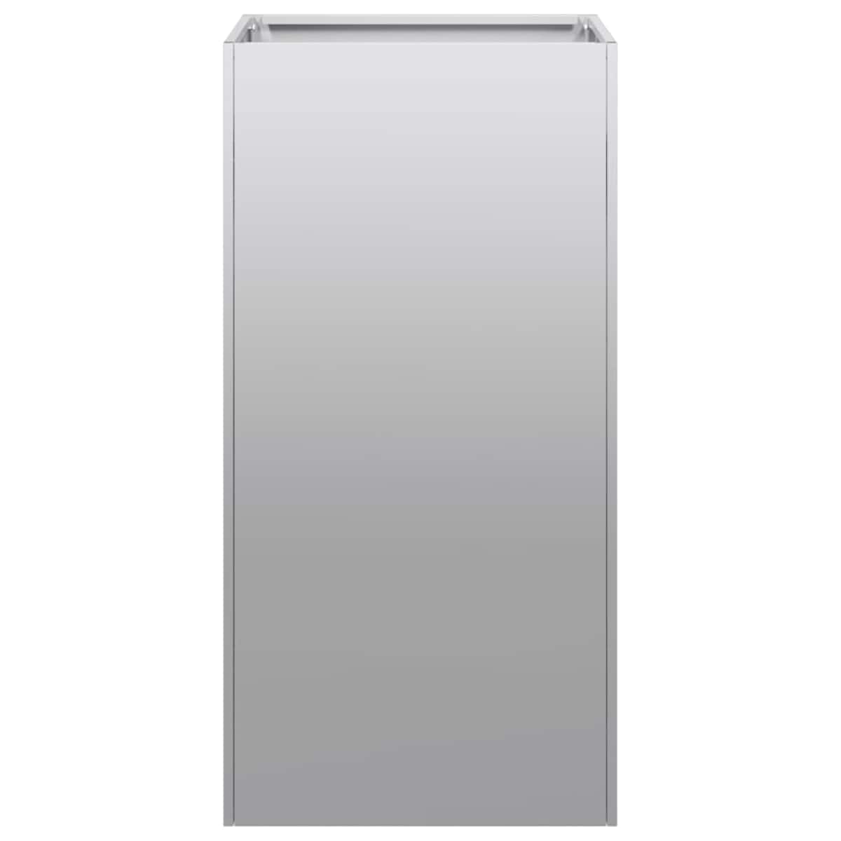 vidaXL Doniczka 40x40x80 cm Stal ocynkowana