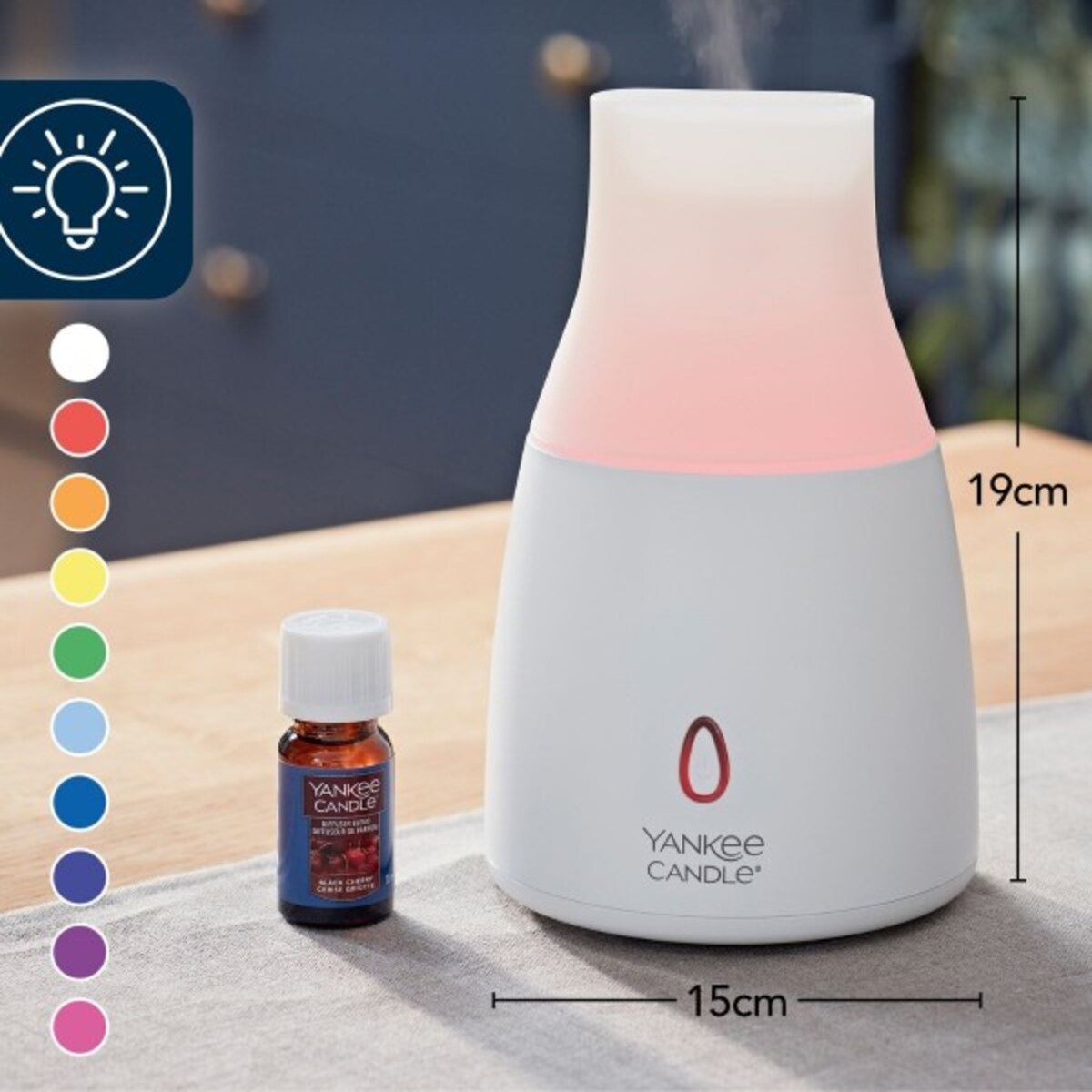 Yankee Candle Ultrasonic zestaw BLACK CHERRY home&you