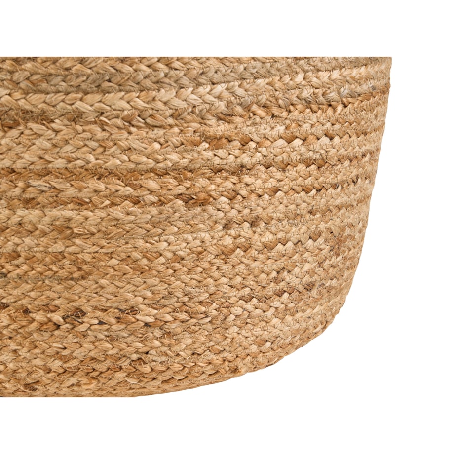 Puf ⌀ 46 cm beżowy DALAMA