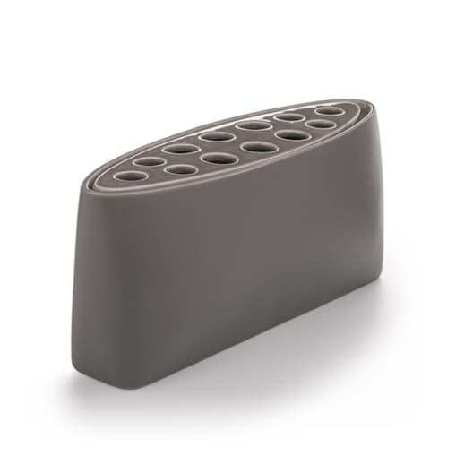 Wazon ceramiczny EIA Markslojd 16x37 cm ciemny szary dekoracyjny