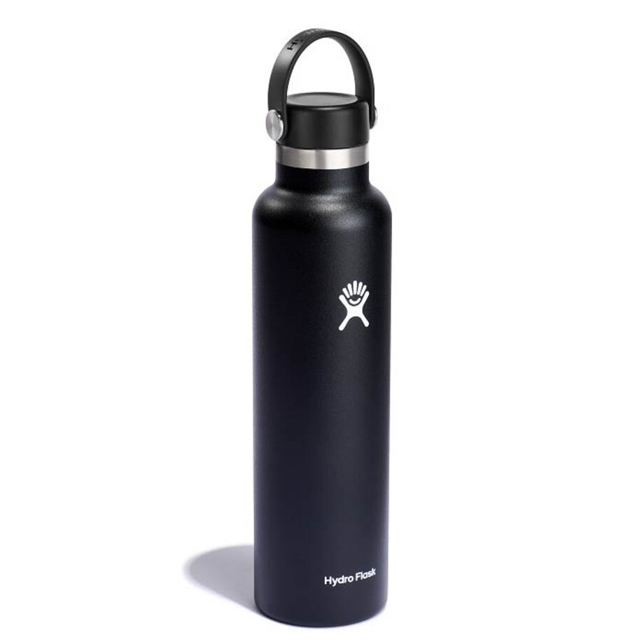 Butelka termiczna (709 ml) Standard Mouth Black Hydro Flask