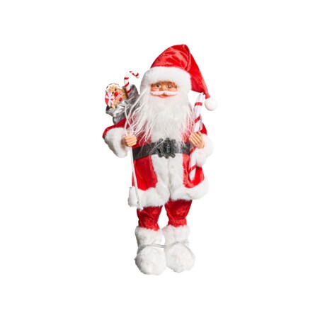 Dekoracja świąteczna ORMSAVATNET Mikołaj 45 cm Czerwony