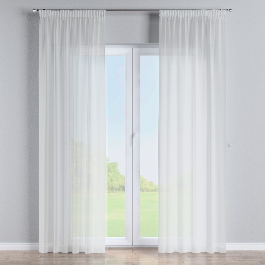 Zasłona na taśmie marszczącej 1 szt. 130x245 kremowy