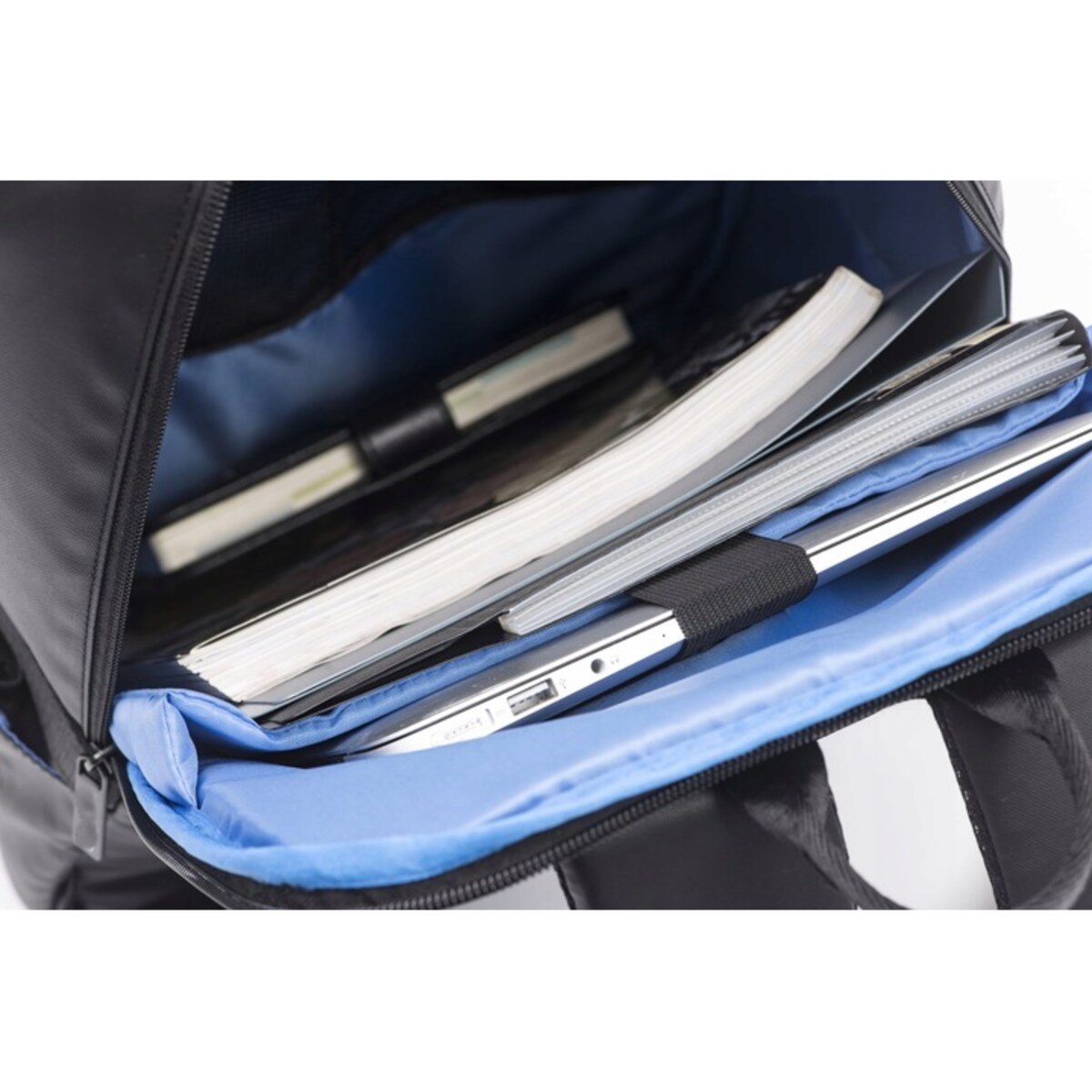 Plecak Czarny Miejski Podróżny Na Laptop 17" Z Kieszenią Do Samolotu