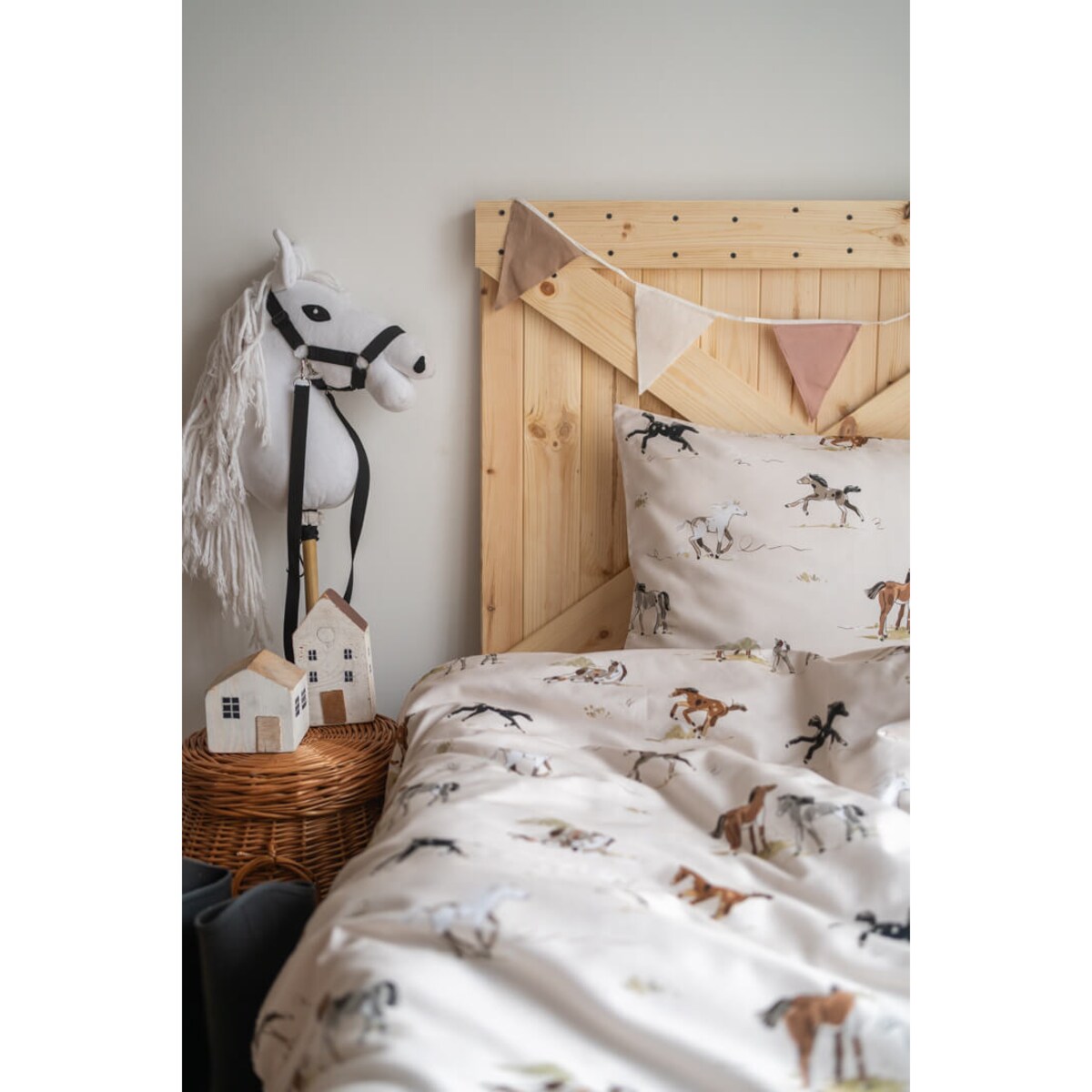 Pościel Koniki 150x200 + 50x60 cm