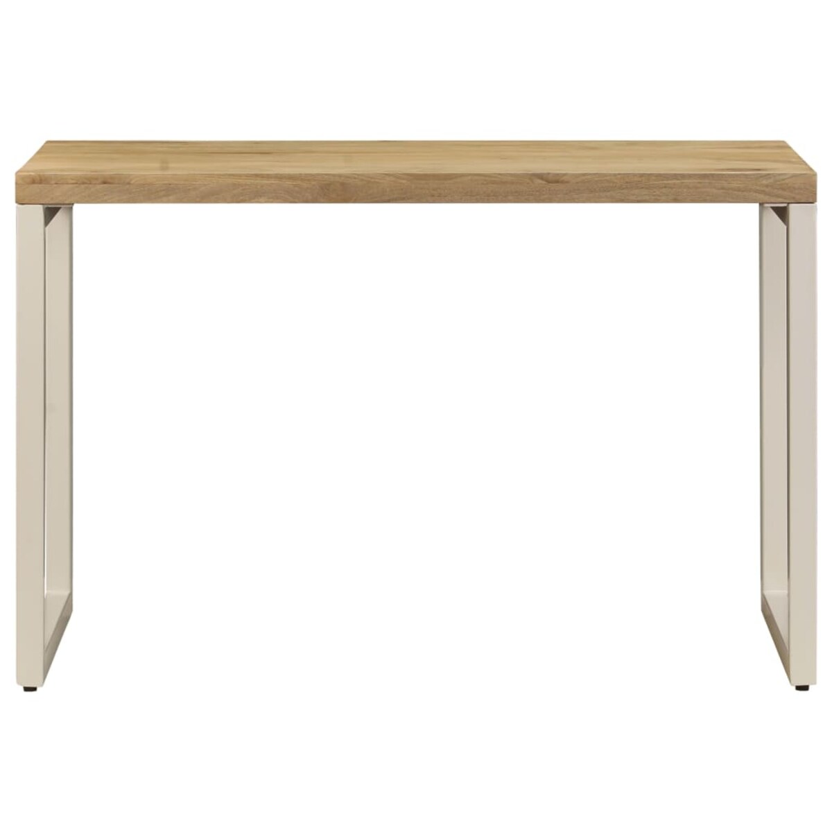 vidaXL Stół jadalniany, 115x55x76 cm, lite drewno mango i stal