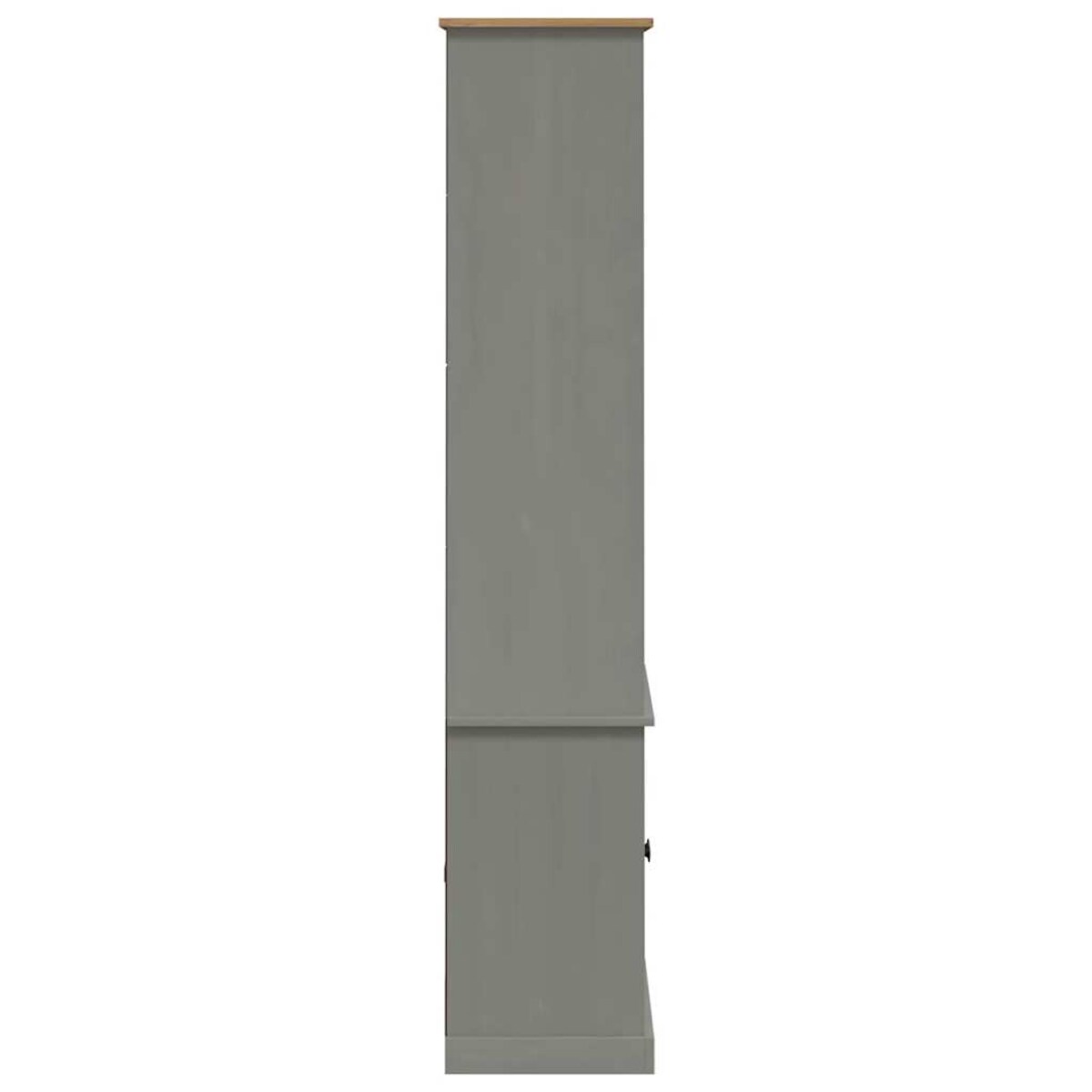 vidaXL Szafka na buty VIGO, szara, 85x35x170 cm, lita sosna