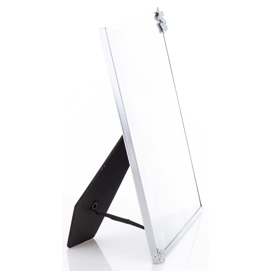 Ramka srebrna na zdjęcie 26,5x22x1,5-11 cm FREM big i 2 motyle