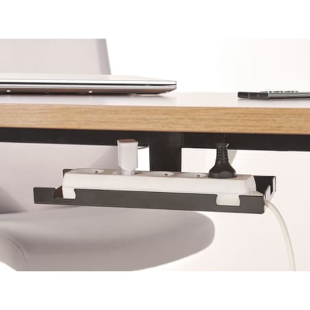 Organizer kabli pod biurko regulowane manualnie czarny TRACIE