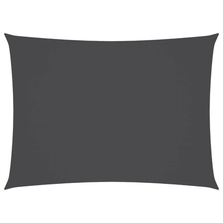 vidaXL Prostokątny żagiel ogrodowy, tkanina Oxford 2,5x4,5 m, antracyt
