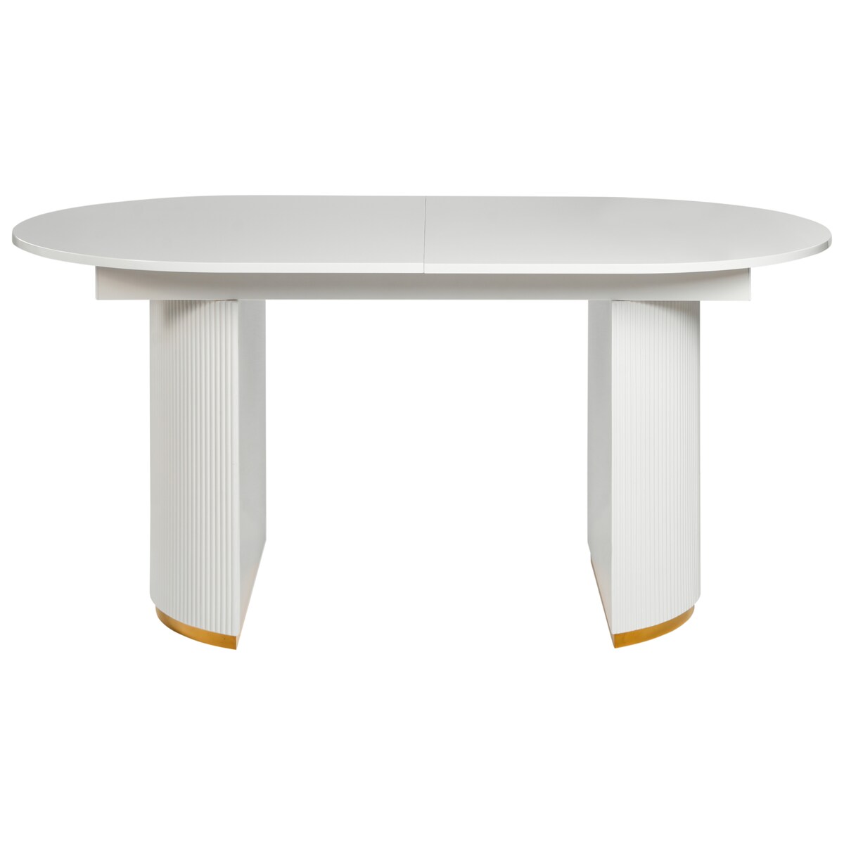 Stół do jadalni rozkładany DULVERTON Biały 160/200 cm 90 cm