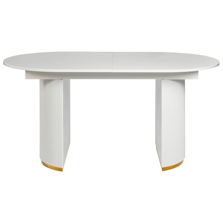 Stół do jadalni rozkładany DULVERTON Biały 160/200 cm 90 cm
