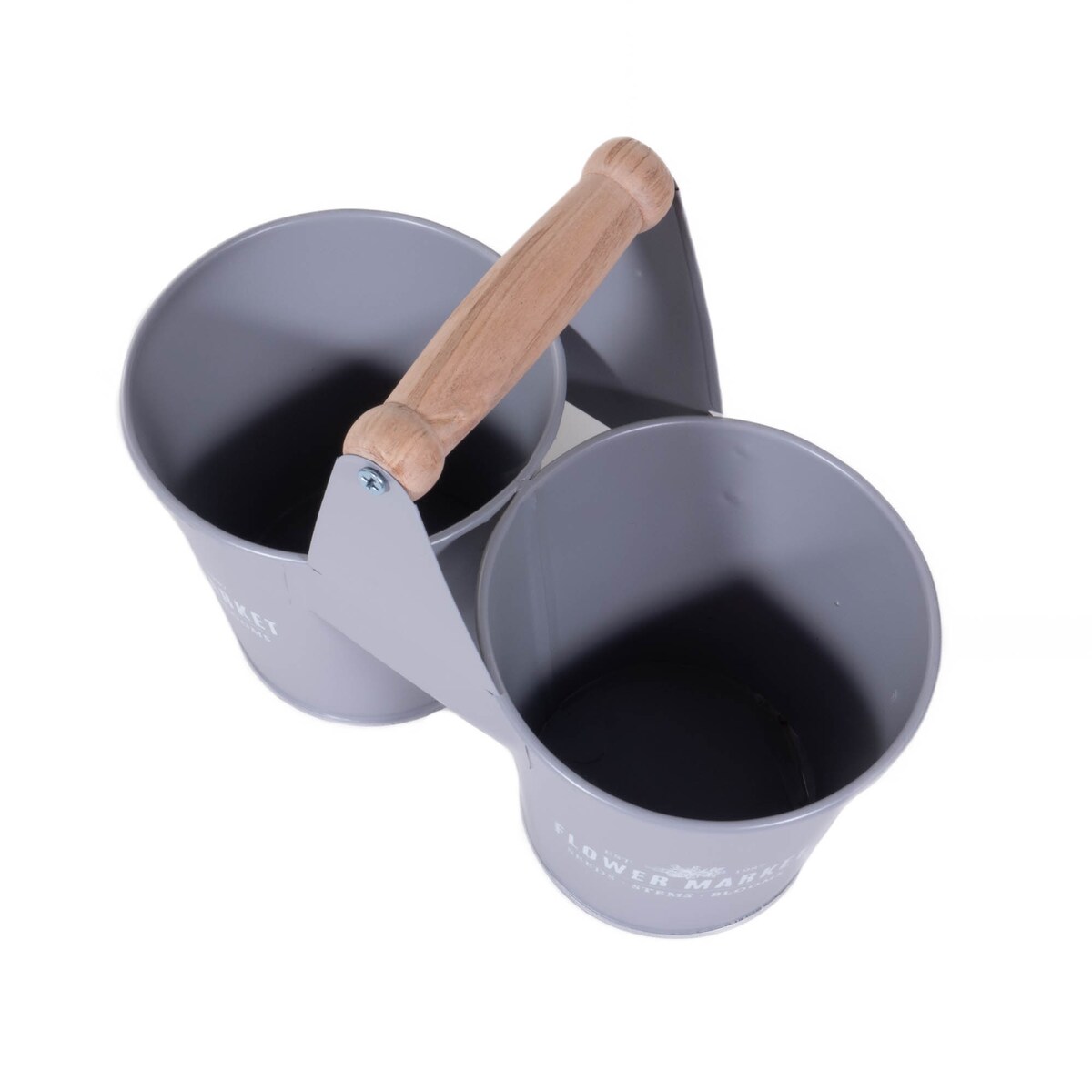 Doniczki na zioła do kuchni BOTANICAL, drewniany uchwyt