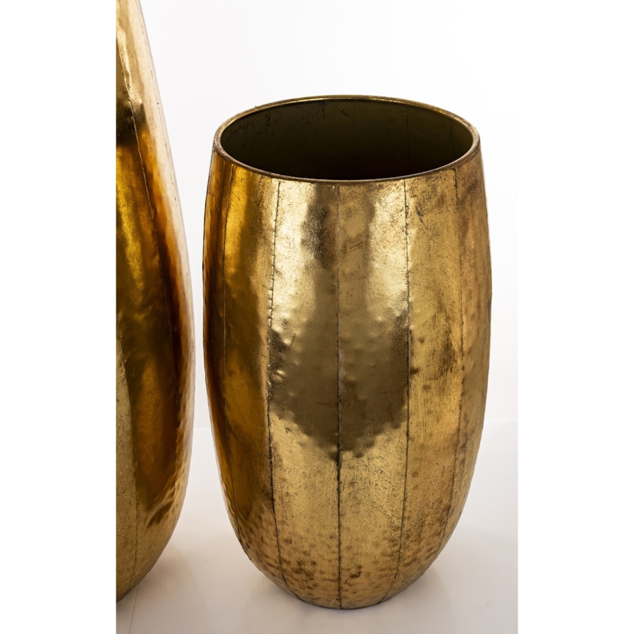 Osłonka 2 szt. metalowe 81x45 i 60x35 cm wysokie i solidne złote