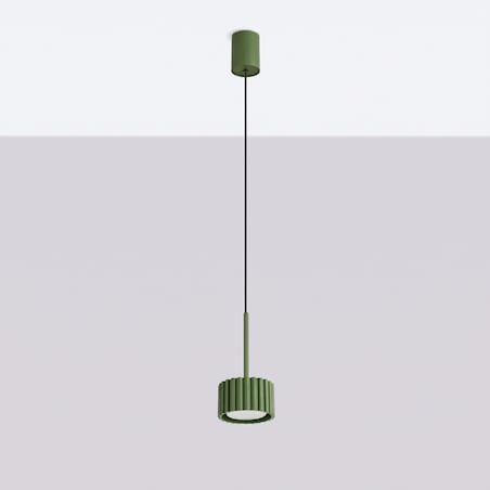 Lampa wisząca AURA 1 zielona oliwka Gx53