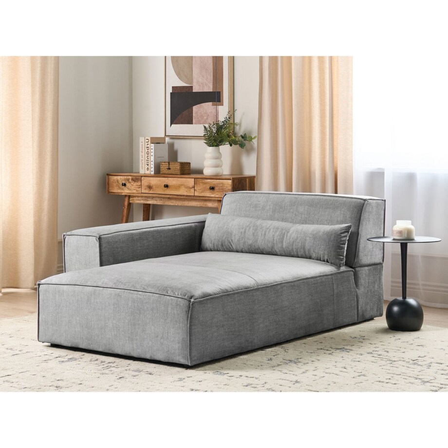 Szezlong prawostronny szary HELLNAR